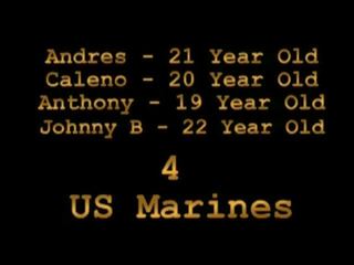 Dessa marines testet eld deras weapons