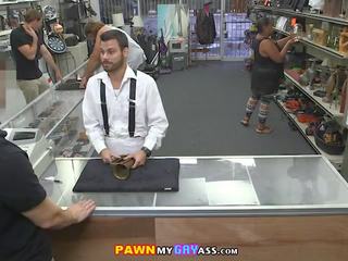 Waiter gets his horn blown in the PawnShop