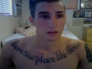 Pleasant tetovētiem hunk- part2 par gayboyscam.com